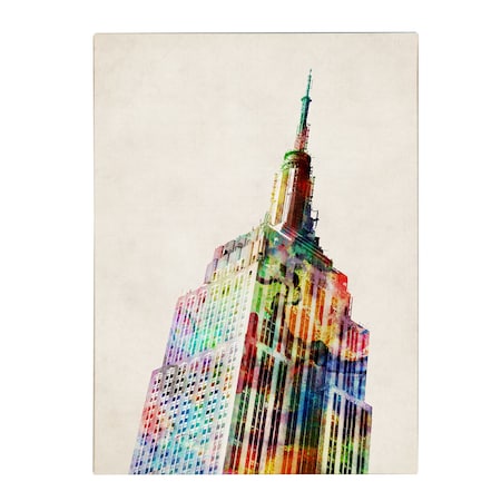 Michael Tompsett 'Empire State' Canvas Art,14x19